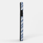 Indigo Blue, White Ticking Stripe iPhone 5/5s Hoes (Achterkant/rechts)