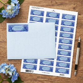 Indigo Boom Lavendel Nevel Botanisch Retouradres Etiket