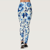 indigo botanische tuin leggings (Achterkant)
