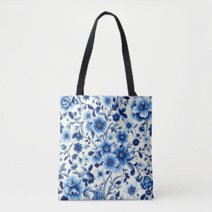 indigo botanische tuin tote tas