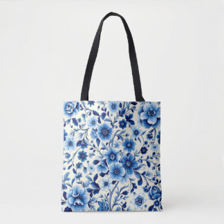 indigo botanische tuin tote tas