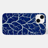 Indigo Branch Pattern iPhone Case Style (Achterkant (horizontaal))