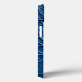 Indigo Branch Textuur iPhone Hoesje Beschermend Ku (Achterkant / Rechts)