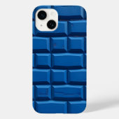 Indigo Brick Design iPhone Case For Men (Achterkant)