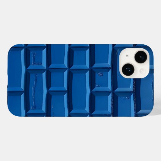 Indigo Brick Design iPhone Case For Men (Achterkant (horizontaal))