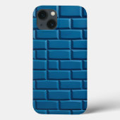 Indigo Brick Design iPhone Case Strong Look (Achterkant)