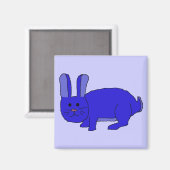 Indigo Bunny magnet (Voorkant / Achterkant)