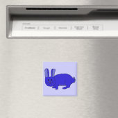 Indigo Bunny magnet (Insitu (Vaatwasser))