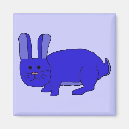 Indigo Bunny magnet (Voorkant)