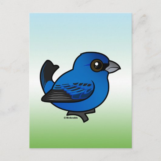 Indigo Bunting Briefkaart (Voorkant)