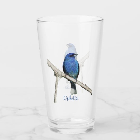 Indigo Bunting Glas (Voorkant)