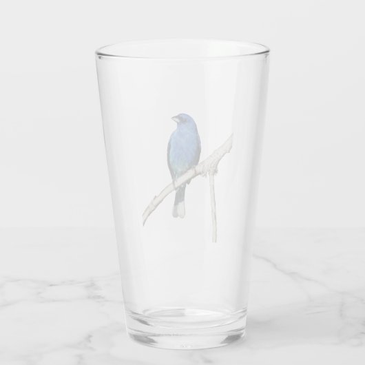 Indigo Bunting Glas (Achterkant)