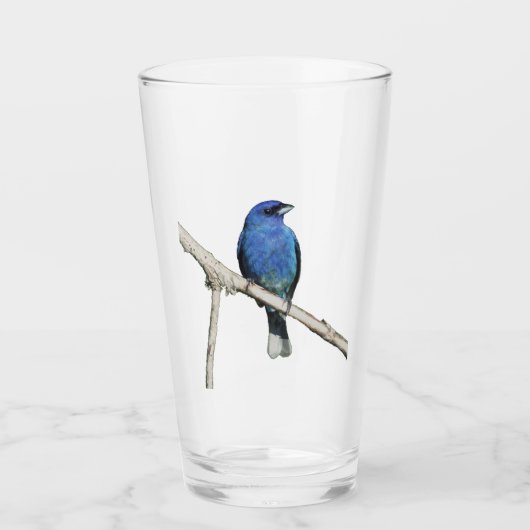 Indigo Bunting Glas (Voorkant)