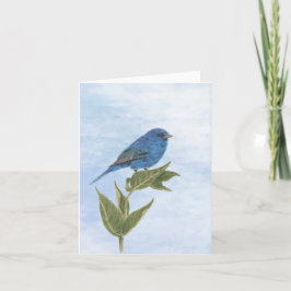 Indigo Bunting Note Kaart