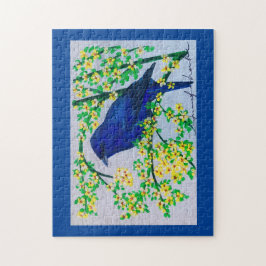 Indigo Bunting Puzzle Legpuzzel