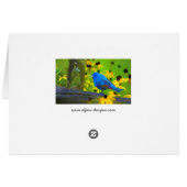 Indigo Bunting Schilderen - Oorspronkelijke vogelk (Achterkant Horizontaal)