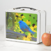 Indigo Bunting Schilderen - Oorspronkelijke vogelk (In situ)