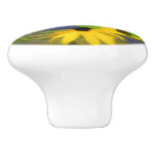 Indigo Bunting Schilderen - Oorspronkelijke vogelk Keramische Knop (Zijkant)