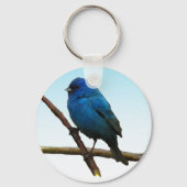 Indigo Bunting Sleutelhanger (Voorkant)