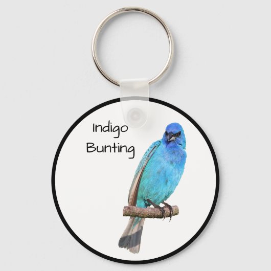 Indigo Bunting Sleutelhanger (Voorkant)