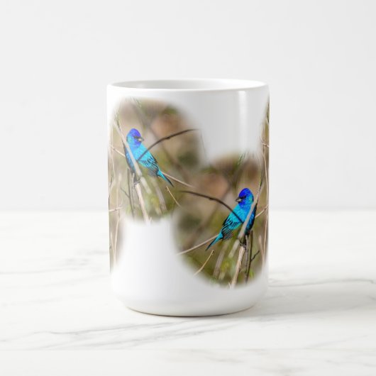 Indigo Bunting Songbird Classic Mug Koffiemok (Center)