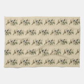 Indigo Bunting uit Audubon's Vogels van Amerika Theedoek (Horizontaal)