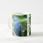 Indigo Buntings Coffee Mok door BirdingCollectible (Voorkant links)