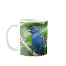 Indigo Buntings Coffee Mok door BirdingCollectible