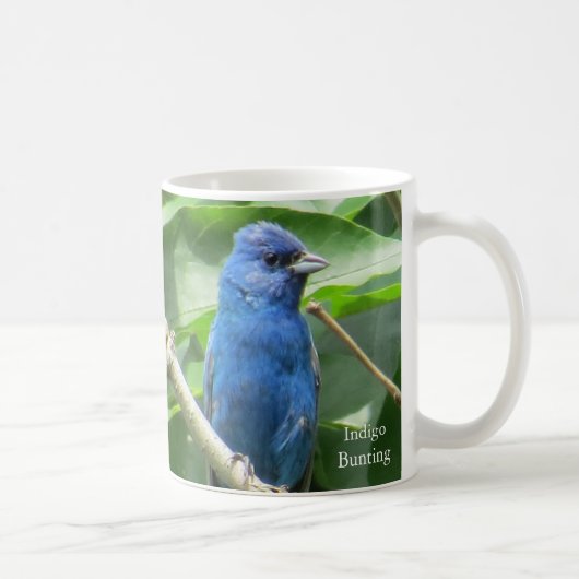 Indigo Buntings Coffee Mok door BirdingCollectible (Rechts)