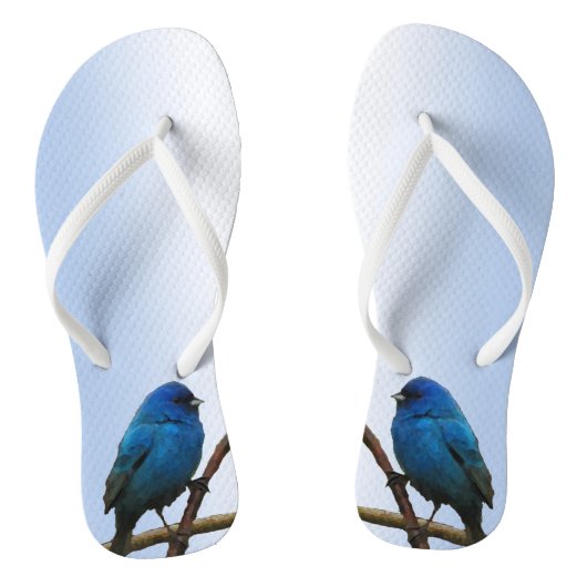 Indigo Buntings Teenslippers (Voetbed)