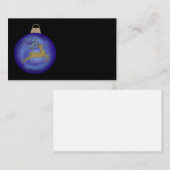 INDIGO CHRISTMAS BUBBLE VISITEKAARTJE (Voorkant / Achterkant)