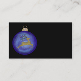 INDIGO CHRISTMAS BUBBLE VISITEKAARTJE