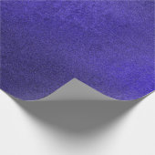 Indigo Cobalt Blue Deep Navy Monochromatic Cement Cadeaupapier (Hoek)
