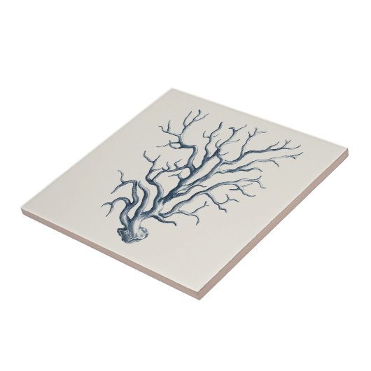 Indigo Coral Tegeltje (Zijkant)