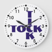 Indigo Crossword Tick Tock Text Grote Klok (Voorkant)