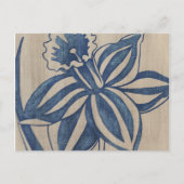 Indigo Daffodil Briefkaart (Voorkant)