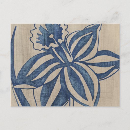 Indigo Daffodil Briefkaart (Voorkant)