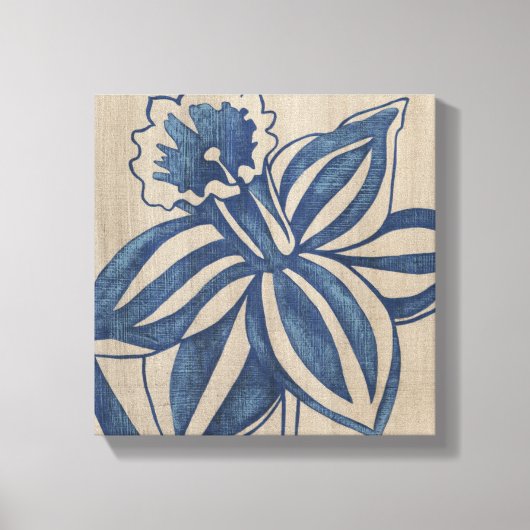Indigo Daffodil Canvas Afdruk (Voorkant)