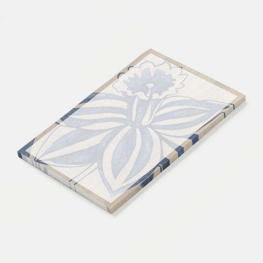 Indigo Daffodil Post-it® Notes (Schuin)