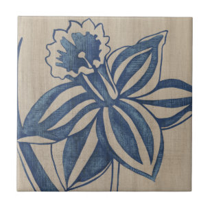 Indigo Daffodil Tegeltje
