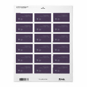 Indigo dank u cadeau Sticker (Full Sheet)