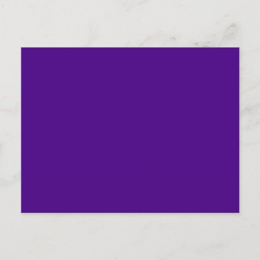 Indigo Dark Royal Paars Trend Color Background Briefkaart (Voorkant)