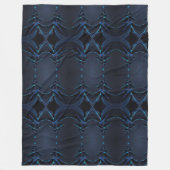 Indigo Darkness kerstboom Fleece Deken (Voorkant)