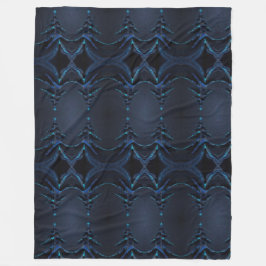 Indigo Darkness kerstboom Fleece Deken