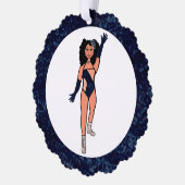 Indigo & Diamonds Dancer Ornament Kaart B (Links)