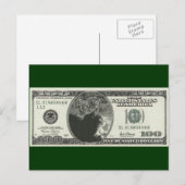 Indigo Dollars Briefkaart (Voorkant / Achterkant)