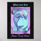 Indigo Dolphin Poster (Voorkant)