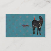 INDIGO DONKEY & CARDINAL Visitekaartje (Achterkant)