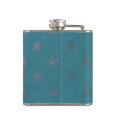INDIGO DONKEY & OWL STARS Flask Heupfles (Achterkant)