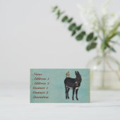 INDIGO DONKEY & OWL-Visitekaartje Visitekaartje (Staand voorkant)